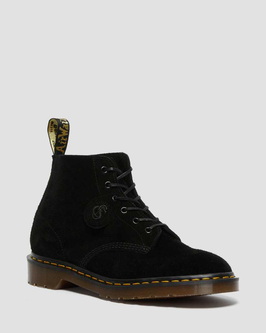 Dr. Martens 101 Suede Ankelstøvletter Dame Svart [8691ZVIGX]